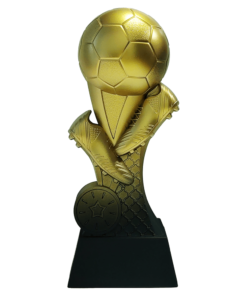 Alpha voetbalbeeldje goud