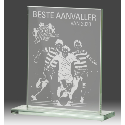 Glasstandaard rechtopstaand gelaserd - Afbeelding 2