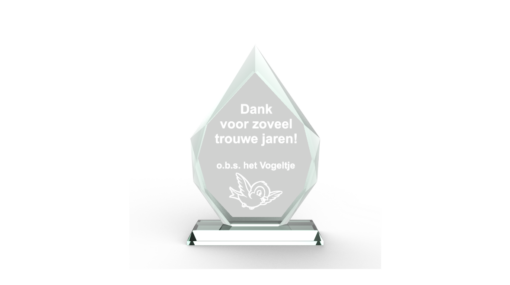 Glas standaard Lily