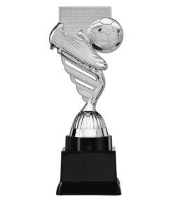 Figuur zilverkleurig Voetbal
