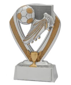 Voetbalschoen met bal en beker, RE.044.78