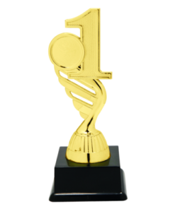 Figuur goudkleurig Nummer 1